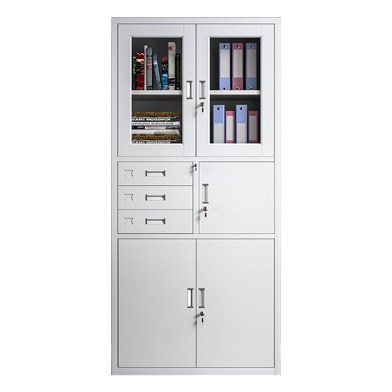 利特莱依凭证柜会计收纳柜财务档案柜资料柜加厚文件柜办公室带锁铁皮柜偏三内保柜