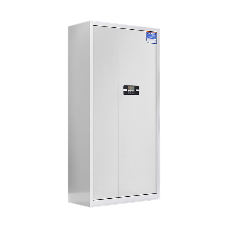 东升顺保密柜财务档案柜文件柜办公室资料储物柜保险柜电子密码国保锁通体白色-电子密码锁