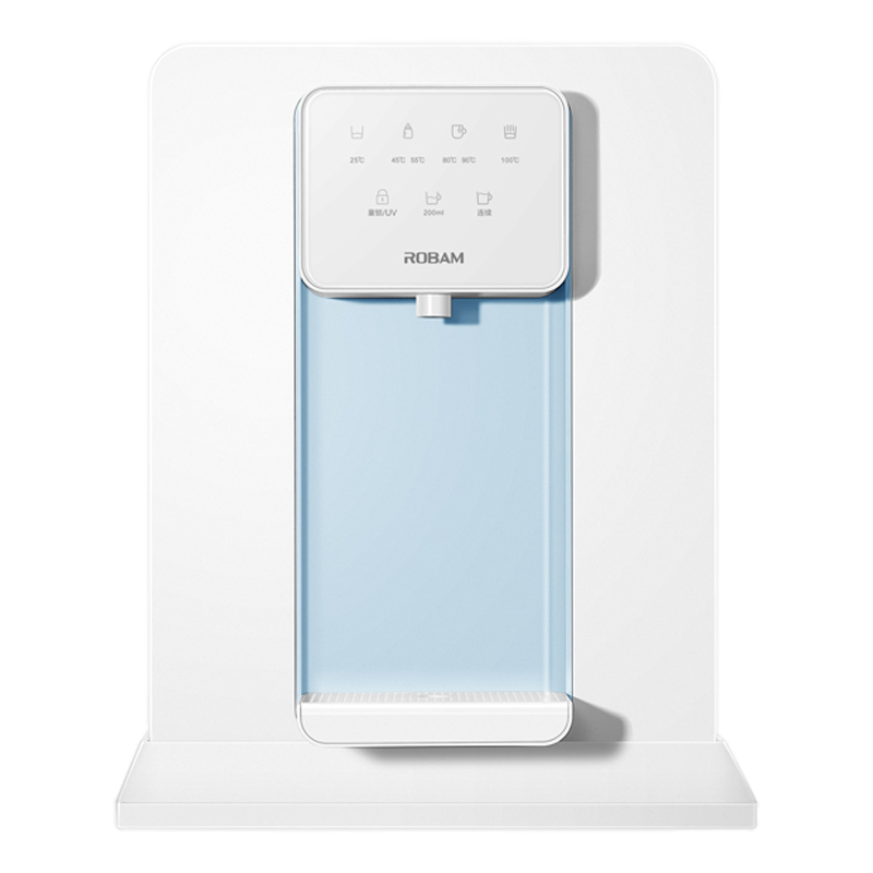 老板(Robam) 台挂两用饮水机即热式管线机GX05 家用速热饮水机 智能茶吧机 净水器伴侣 即热开水机-蓝色款