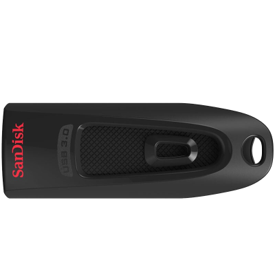 闪迪(SanDisk)64GB USB3.0 U盘 CZ48至尊高速 黑色 读速130MB/s 经典USB3.0 U盘