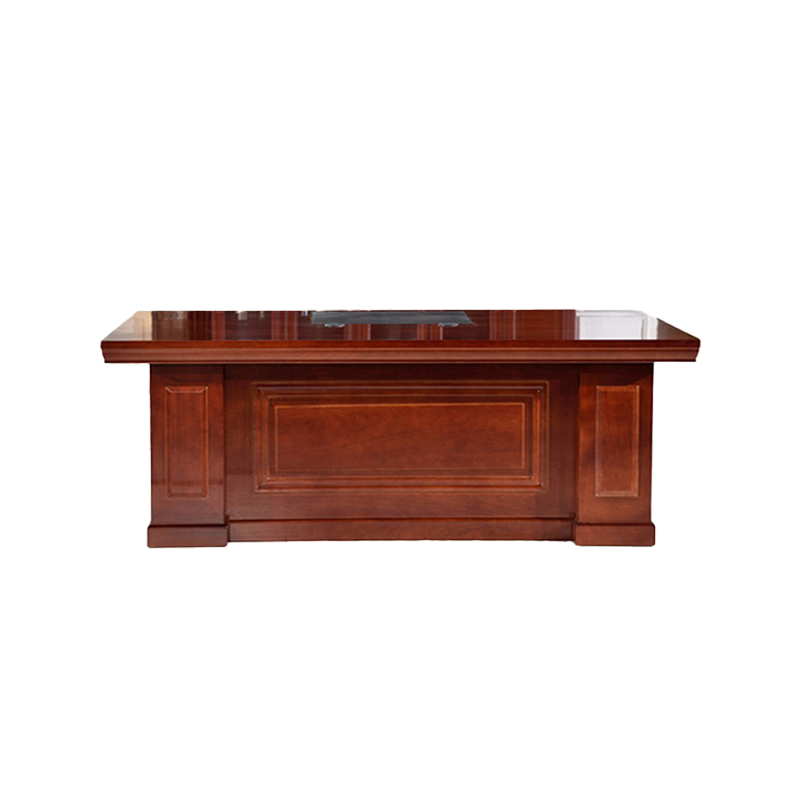 鑫升顺老板桌大班台总裁桌椅组合贴实木皮办公桌简约单人主管经理桌1.6米主桌