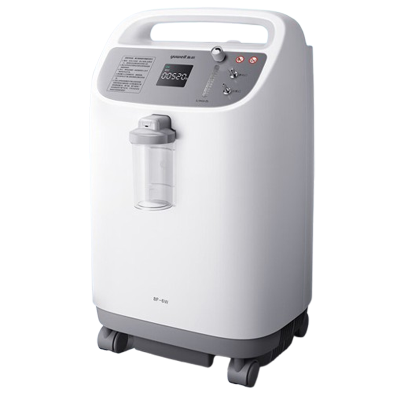 鱼跃制氧机6L高氧浓度吸氧机制氧带雾化一体机助呼吸8F-6W