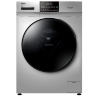 Haier/海尔洗衣机滚筒10公斤 洗烘干一体机 直驱变频 巴氏香薰清新全自动家用上排水云丹EG