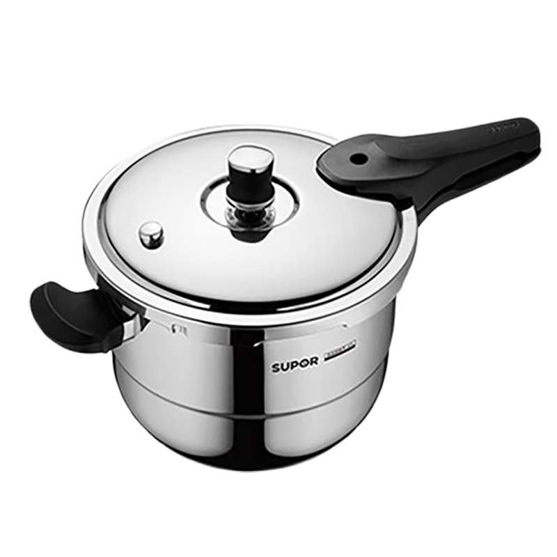 苏泊尔高压锅22cm银河星304不锈钢压力锅YS22E