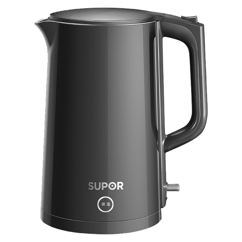 苏泊尔(SUPOR)电水壶电热水壶烧水壶开水壶煮水壶热水壶一键保温1.7L双层防烫316L不锈钢内胆SW-17J12P