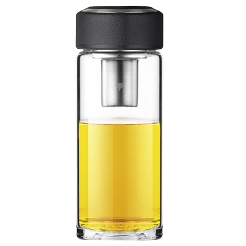 万象玻璃杯560ML大容量经典皮纹系列商务办公杯家用水杯U3S