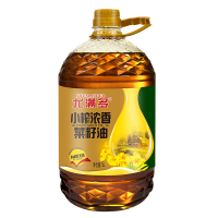 尤满多 小榨菜籽油5L 低芥酸正宗菜籽油