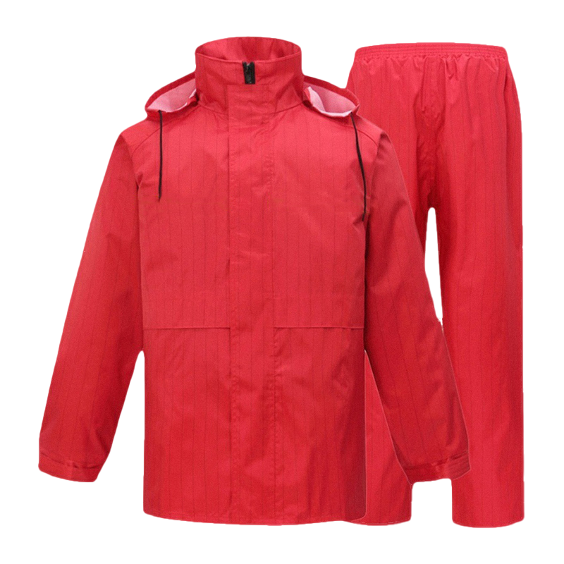 匠工匠造 YY10 分体式雨衣 红色