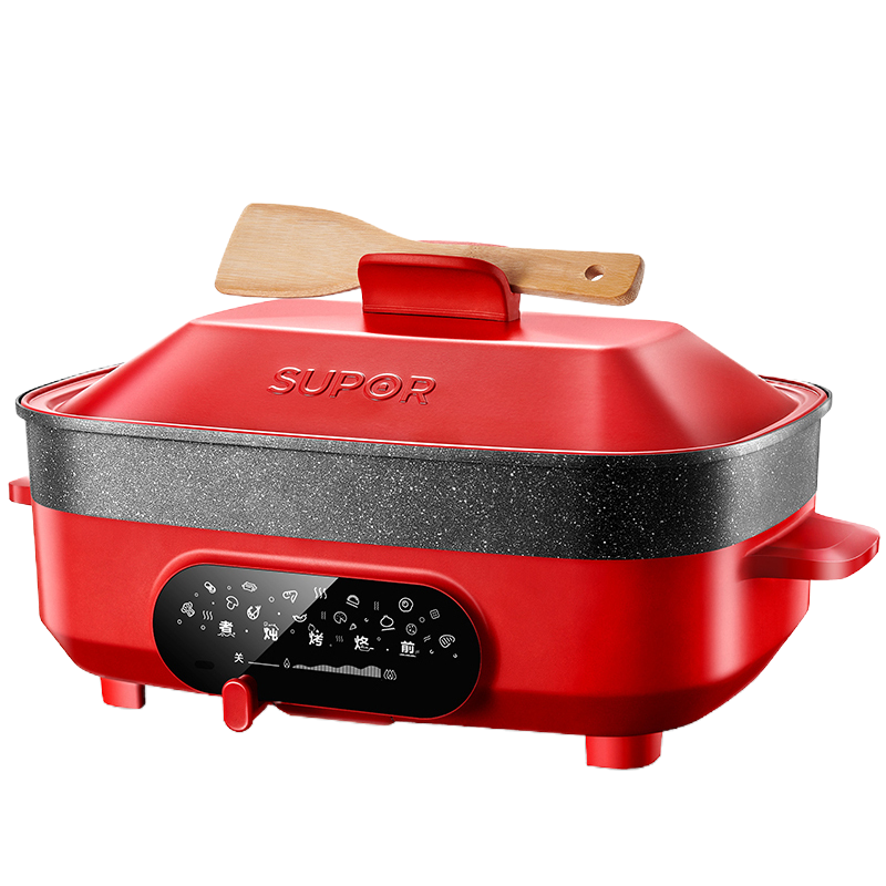 苏泊尔(SUPOR)电火锅 电煮锅火锅专用锅 多功能家用烤肉烤鱼锅 多用途料理锅电热锅JD3424D808