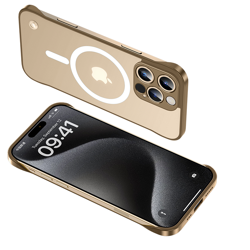 圣幻 苹果iPhone16promax手机壳16plus保护套16pro磨砂无边框壳防摔防滑