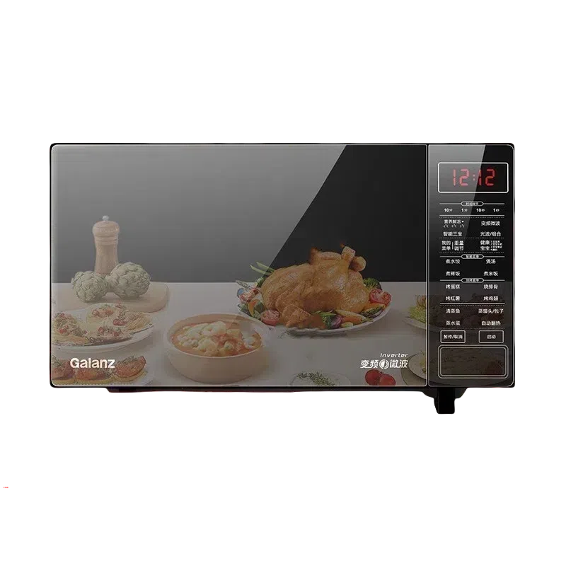 格兰仕不锈钢变频微波炉烤箱一体机家用平板25L光波炉微蒸烤 G90F25CSPV-BM1(G0)