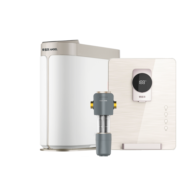 安吉尔哪吒Pro2900净水器家用直饮1100G体验反渗透净水机J3572-ROB138+3217前置+3312管线机