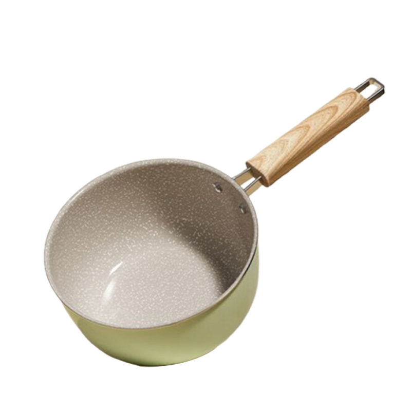 小熊奶锅18cm辅食锅抗菌率高带蒸笼不粘P-G0066-P02