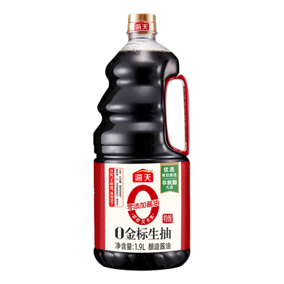 海天 金标系列 生抽酱油[0添加特级酱油]1.9L*2 非转基因黄豆