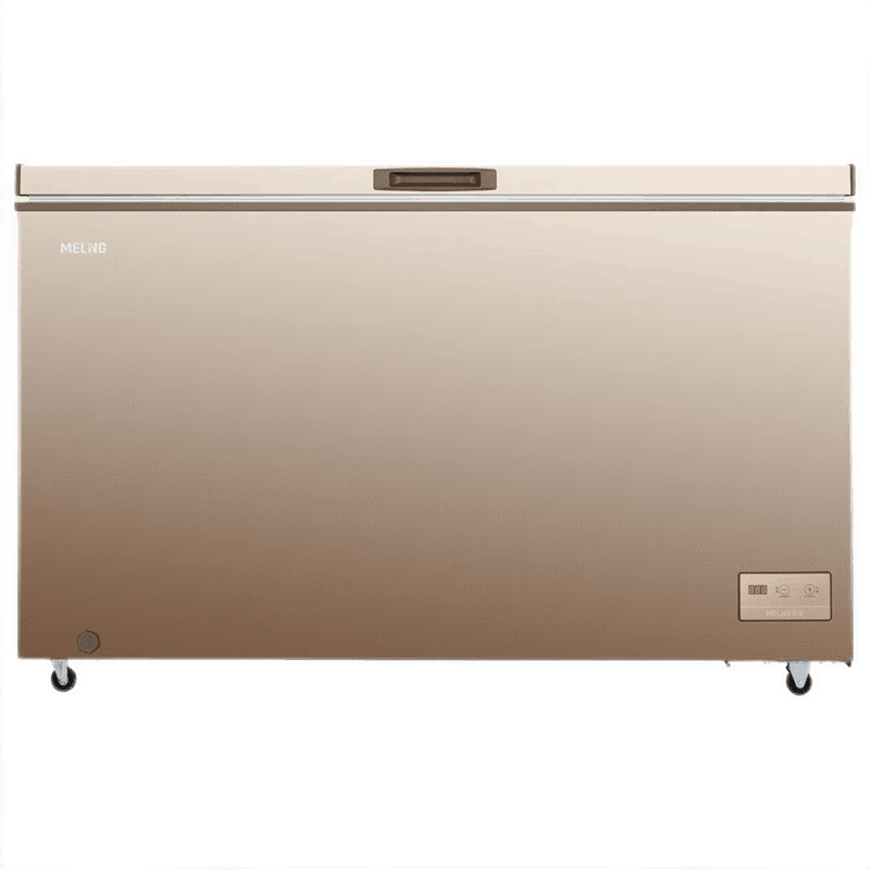 美菱(MELING)SC/SD-358GYT卧式冷冻展示柜冰柜 单温雪糕冷柜速冻冰柜商用雪柜平面玻璃门展示柜平面冰箱柜