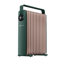 美的(Midea)智能油汀取暖器电暖器语音智控家用速热13片油丁酊大面积烤火炉防烫暖气片 HYX22KR黛青绿