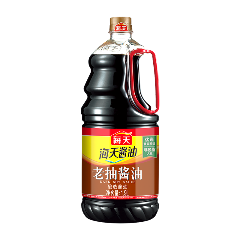 海天酱油 老抽酱油1.9L装 调味料 商用家用老抽 炒菜凉拌提鲜酿造酱油