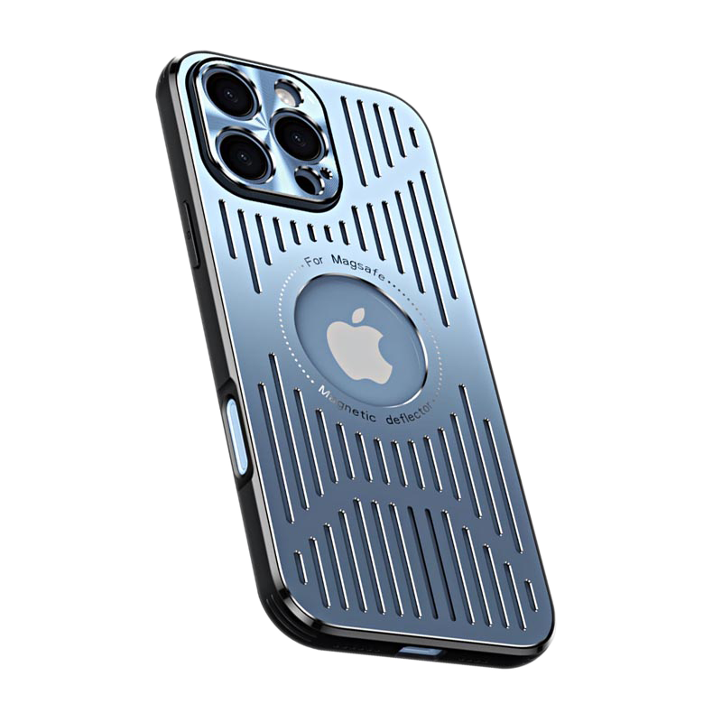 KONEL 适用于苹果16手机壳网状散热壳16pro磁吸金属散热壳保护套16promax新款全包防摔个性保护套