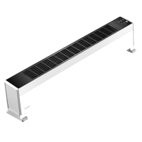 美的(Midea) 取暖器踢脚线 NDY-L1 智能遥控 24小时定时 免安装 家用防水倾倒断电 浴室电暖器 烤火炉