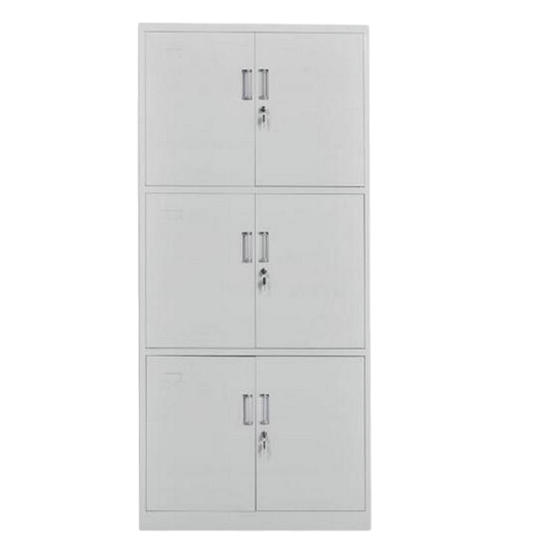 逐鹿中原文件柜办公柜铁皮柜资料柜档案柜储物柜G025通体三节文件柜