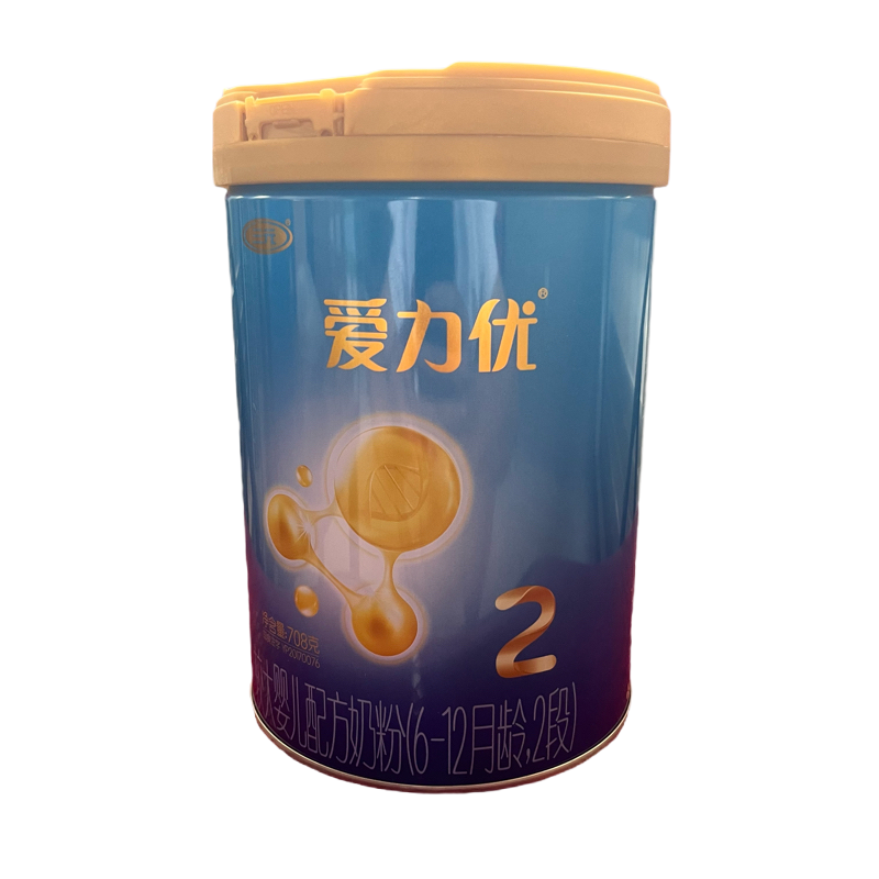 [无积分]三元蓝标爱力优2段800g*6罐 较大婴儿配方奶粉