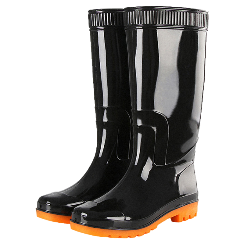 匠工匠造 YX05 加厚高筒雨鞋 均码 黑色