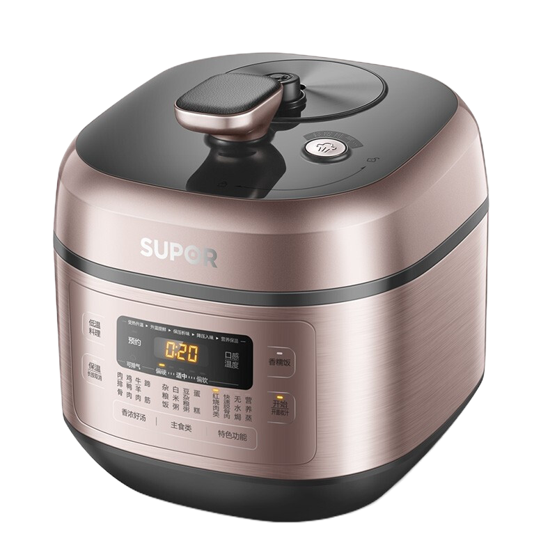 苏泊尔(SUPOR)电压力锅SY-60FC25Q 智能球釜电高压锅精钢球釜聚能球釜双胆6L大容量大面板触控操作6升