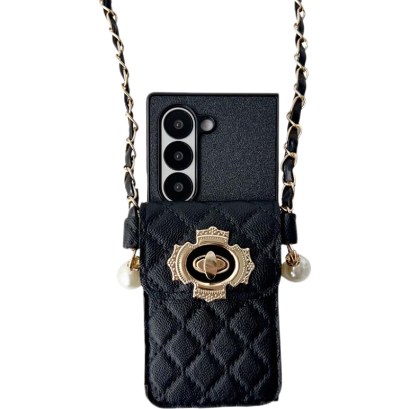 圣幻 适用三星zfold6多功能卡包可以斜挎的全包手机壳zfold6小折叠时尚女款专用手机壳