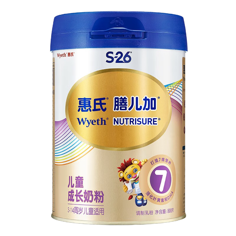 [23.9月产]惠氏膳儿加4段800g克调制乳粉 全营养新配方