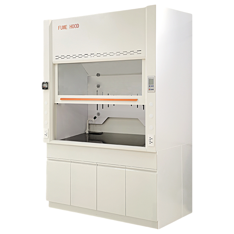 易企采 通体型180CM蓝白 实验室全钢通风柜耐酸碱化验室排风防腐蚀通风柜