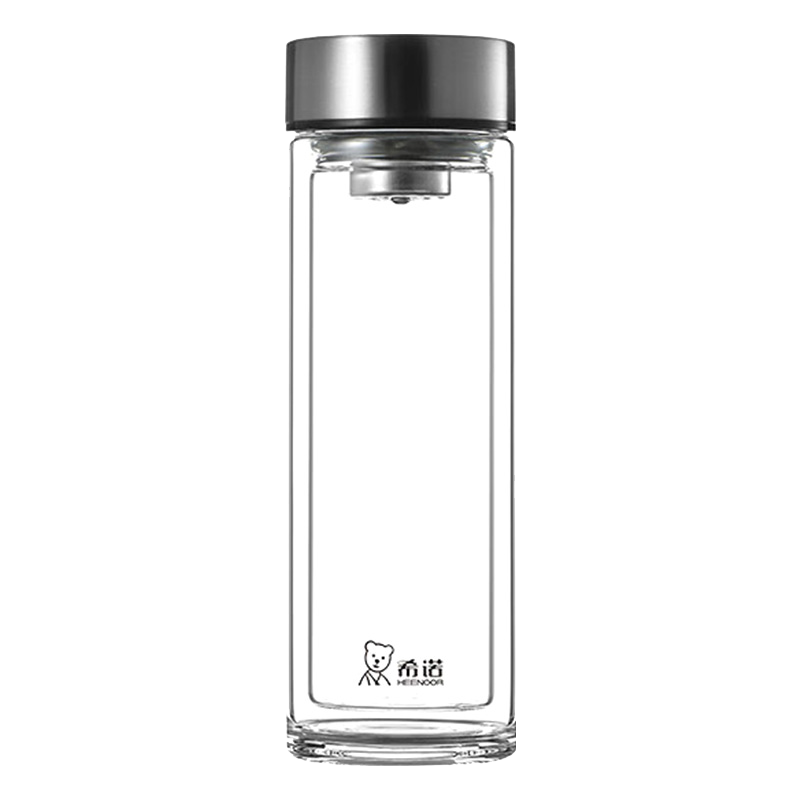 希诺(HEENOOR)双层玻璃杯320ml XN-6593/个