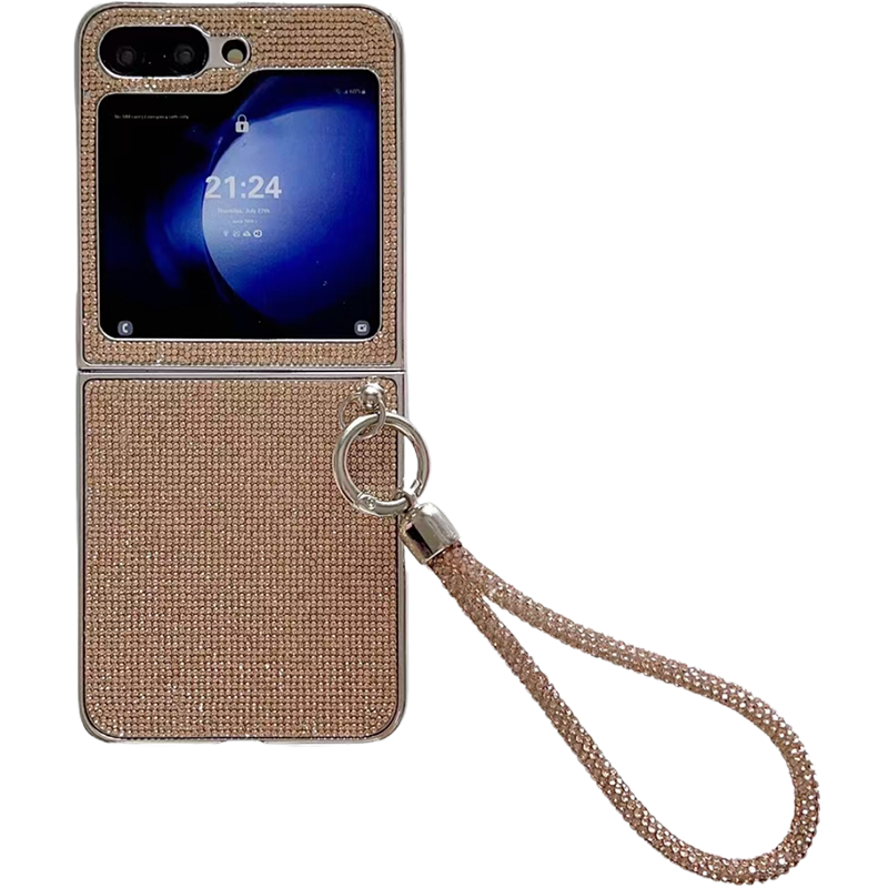 圣幻 磨砂挂链小折叠三星zflip6手机壳三星zflip6手机壳全包边保护套保护套