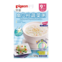 贝亲(Pigeon)婴幼儿辅食粥 宝宝米糊粥 扇贝柱蔬菜粥 9-36个月(120克)