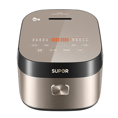 苏泊尔(SUPOR)电饭煲家用智能 IH电磁加热 24H智能预约触摸操控精铁球釜 4L球釜煮粥锅SF40FC977