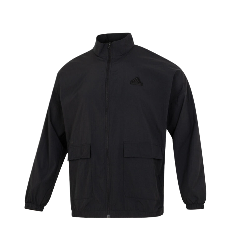 阿迪达斯(adidas)外套男装新款健身训练运动服立领防风休闲舒适梭织夹克 IT3954 ZP