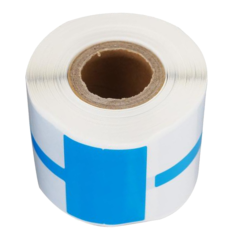 中电鼎润 Blue3825 38mm*25mm-40mm 标签胶贴 1.00 盒/卷 (计价单位:卷) 蓝色