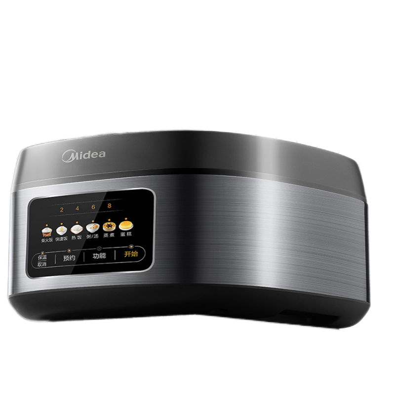 美的家用小型全自动滴漏式办公室 MA-KFD204M 杏色