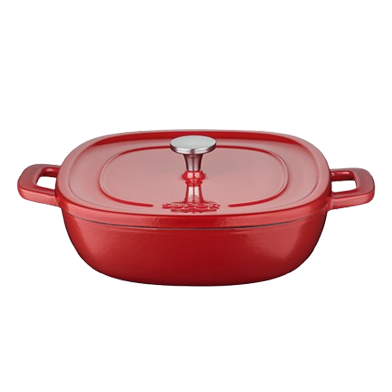 苏泊尔铸铁珐琅锅26cm大口径汤锅焖煮锅ET26JAF01-R