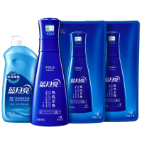 蓝月亮至尊浓缩洗衣液4件套素雅兰香660g+600g*2+500g