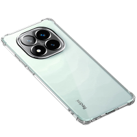 BOEEK适用于小米Redmi Note14Pro+手机壳红米6.67英寸气囊防摔透明软壳简约男女个性全包镜头精孔保护套