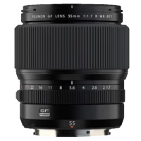 [有货]富士(FUJIFILM)GF55mmF1.7 R WR 中画幅大光圈人像定焦镜头 官方标配