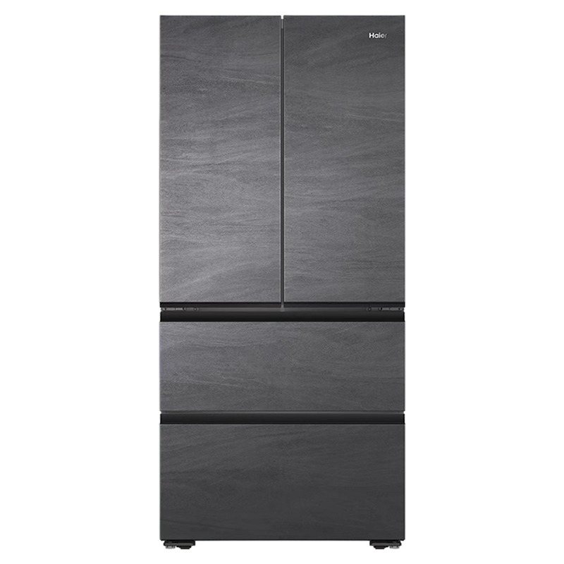 海尔(Haier)法式四开门冰箱483L零嵌入式底部散热超薄一级能效双变频无霜家用 BCD-483WGHFDB9S8U1