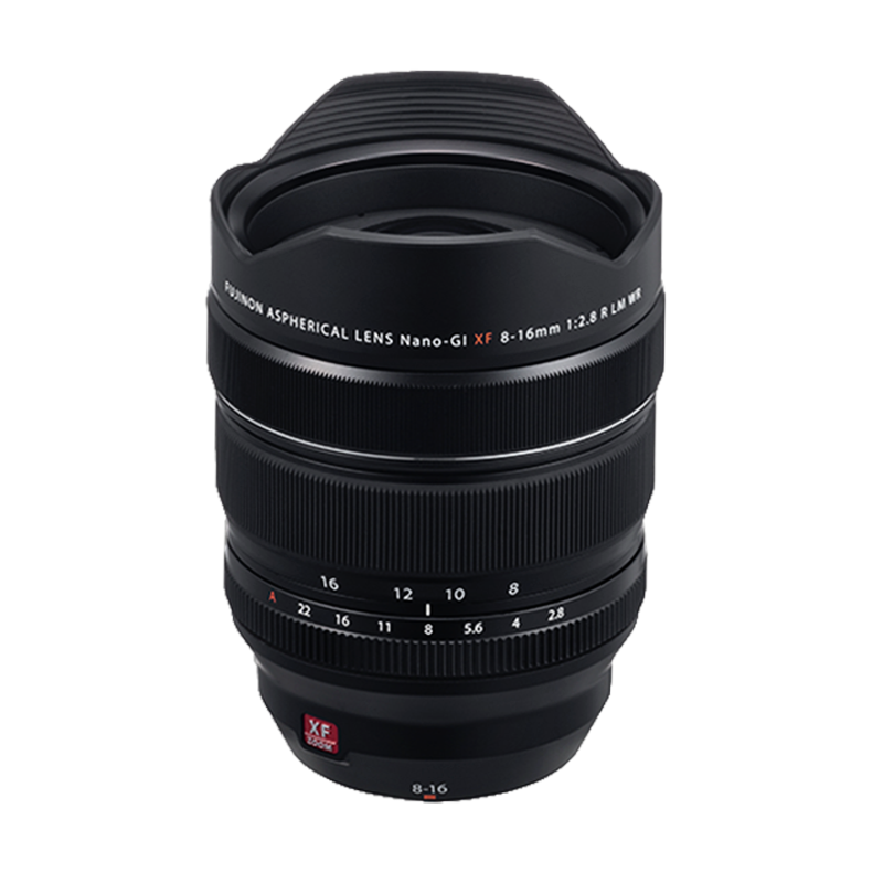 Fujifilm/富士镜头XF8-16mmF2.8 R LM WR标配 XF口 88mm口径 广角变焦 13组20片 富士龙镜头