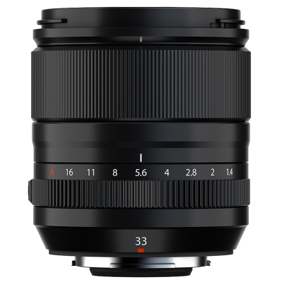 富士镜头 XF33MM F1.4 二代 官方标配 微单镜头 富士 33/1.4 人像定焦镜头大光圈 二代