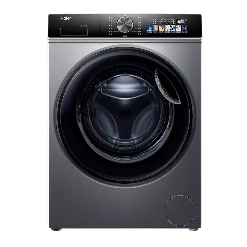 海尔(Haier)滚筒洗衣机10公斤变频 精华洗2.0嵌入式设计 洗烘一体机 智能投放 XQG100-HBD12519