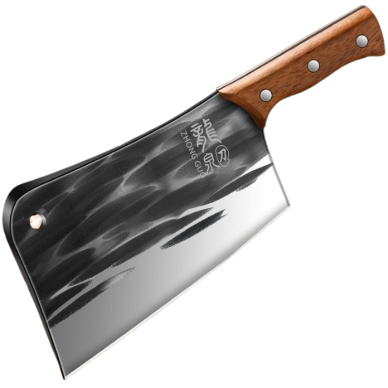 龍泉斩骨刀锻打加厚厨房家用砍肋骨猪骨大骨头商用厨师专用砍骨刀7163