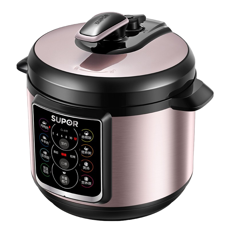 苏泊尔(SUPOR)电压力锅6升大容量高压锅智能预约定时耐磨不粘一锅双胆分体式上盖SY-60YC15