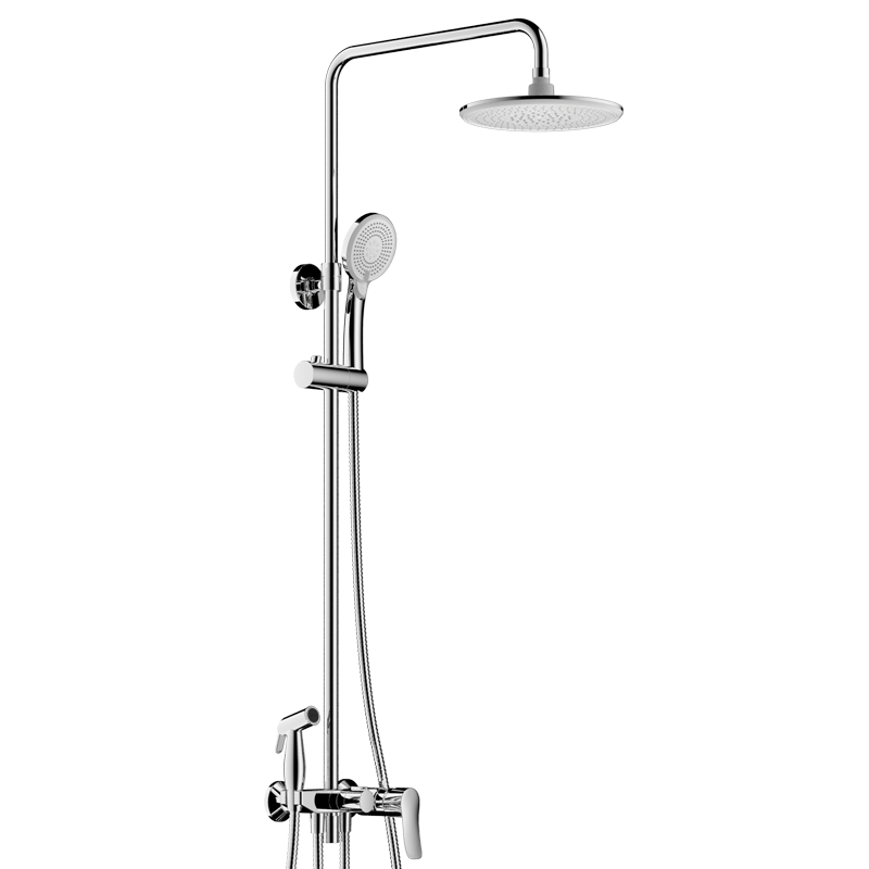 九牧(JOMOO)卫浴淋浴花洒套装全铜家用淋雨喷头套装喷枪淋浴器36484-526/1B1-1