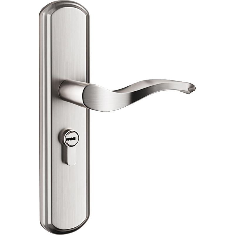 阿斯卡利门锁家用通用型卧室室内房间铝合金门把手手柄锁具卫生间木门老式