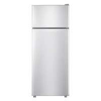 志高(CHIGO)BCD-69A158小型双门迷你小冰箱 家用双开门电冰箱 节能两门冰箱小 银色直冷